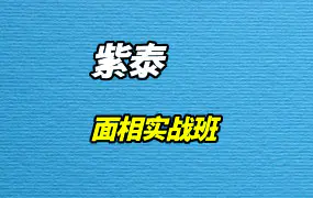 紫泰面相实战班(视频课程+讲义)