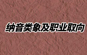 纳音类象及职业取向