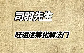2021年司羽先生周易象数运筹体系深度化解专题视频22集