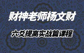 财神老师（杨文财）六爻提高班实战篇课程视频38集