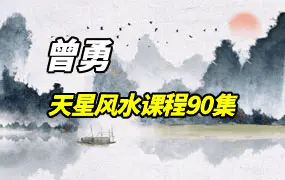 曾氏曾勇天星风水课程视频90集