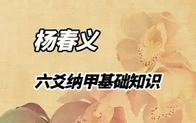 杨春义六爻纳甲基础知识 视频27集 适合初学者 百度网盘