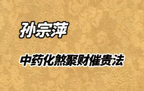孙宗萍 中药化煞聚财催贵法课程 视频8集 百度网盘分享