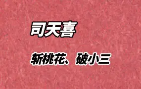 司天喜斩桃花、破小三,视频1集+文档 百度网盘分享
