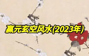 赢元玄空风水课程(2023年) 视频25集 百度网盘分享