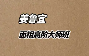 姜鲁宜 面相高阶大师班  视频33集 百度网盘分享