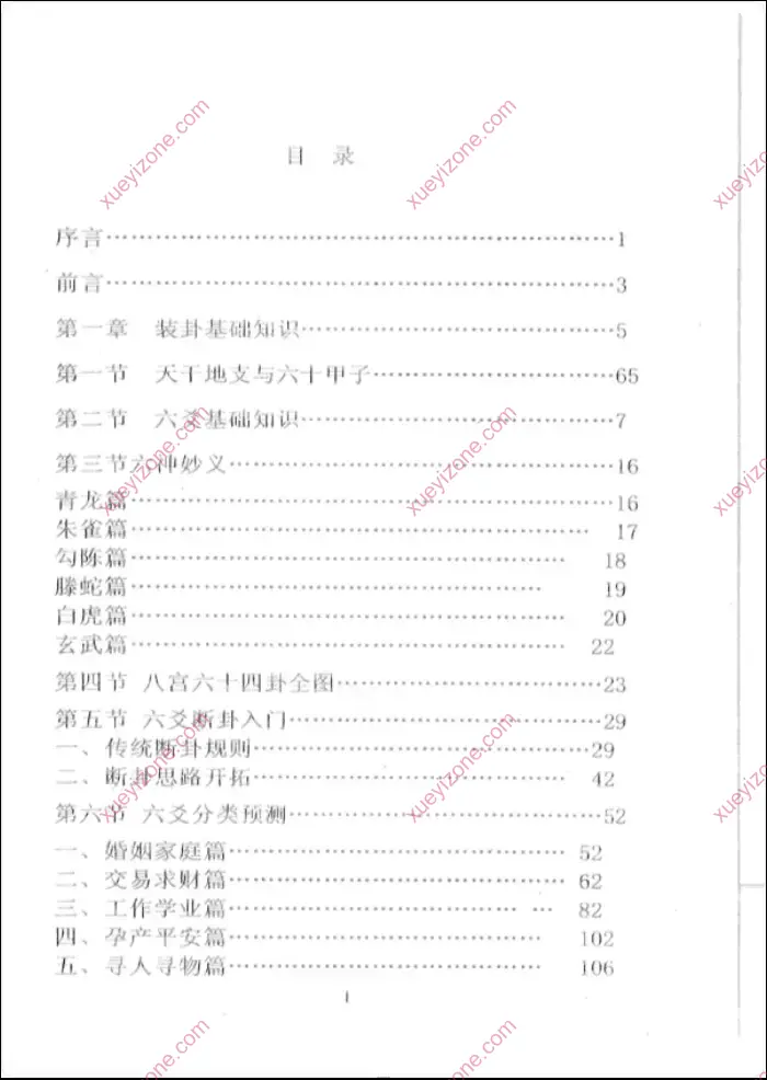 六爻实战妙法 目录