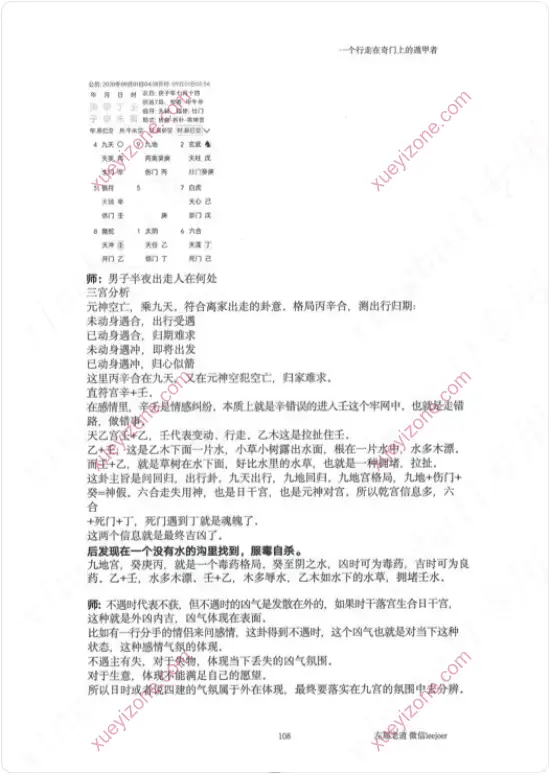 左耶老道 奇门遁甲随师录