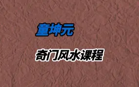 童坤元奇门风水 视频30集 百度网盘分享