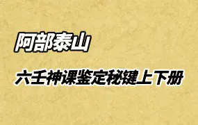 阿部泰山 六壬神课天文易学 鉴定秘键 上下两册 PDF 百度网盘分享