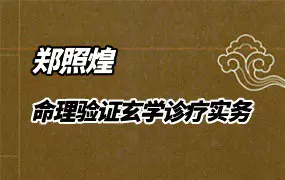 命理验证玄学诊疗实务 郑照煌著 PDF 340页 百度网盘分享