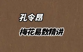 孔令昂 梅花易数精讲 视频13集 百度网盘分享