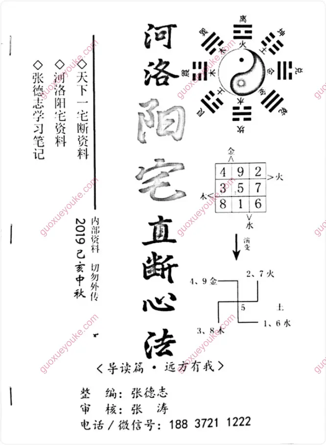 河洛阳宅直断心法
