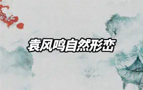 袁风鸣自然形峦 视频27集+课件PDF 百度网盘分享
