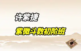 许紫捷 紫微斗数初阶班 视频12集+课件 百度网盘分享