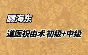 顾海东道医祝由术 初级班+中级班 视频19集 百度网盘分享