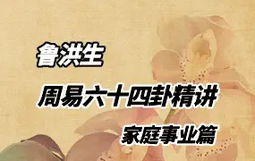 鲁洪生老师 周易六十四卦精讲 家庭事业篇 视频62集(带字幕)