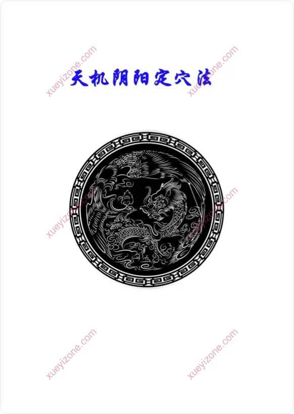 天机阴阳定穴法