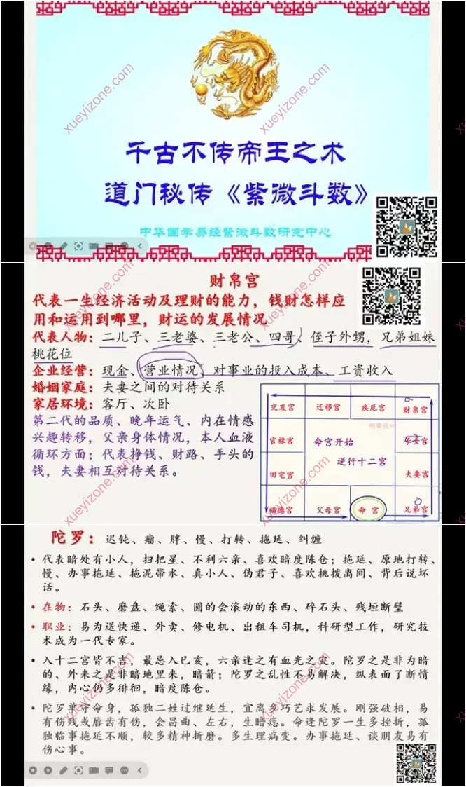 明馨老师 道门秘传紫微斗数课程
