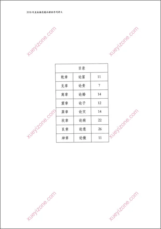 梅花神相断