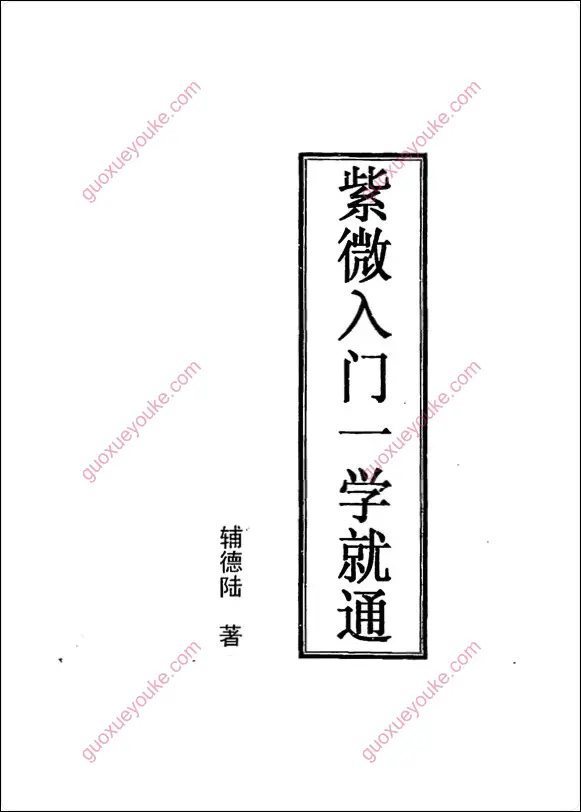 紫微入门一学就通