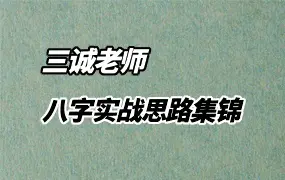 三诚老师 八字实战思路集锦 视频28集 百度网盘分享