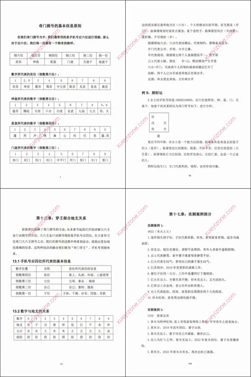 奇门穿壬手机号预测体系