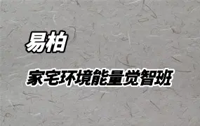 易柏 家宅环境能量觉智班 视频26集 百度网盘分享
