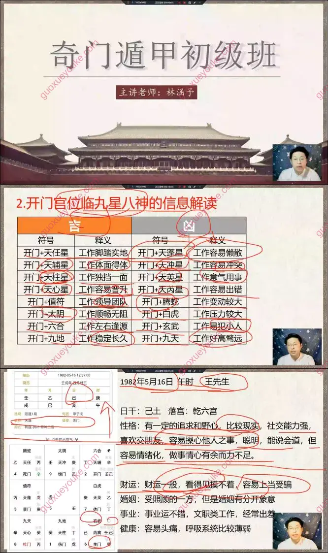 林涵予奇门遁甲初级班