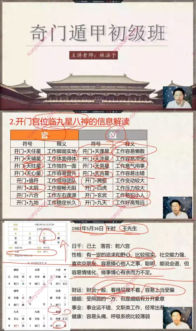 林涵予奇门遁甲初级班