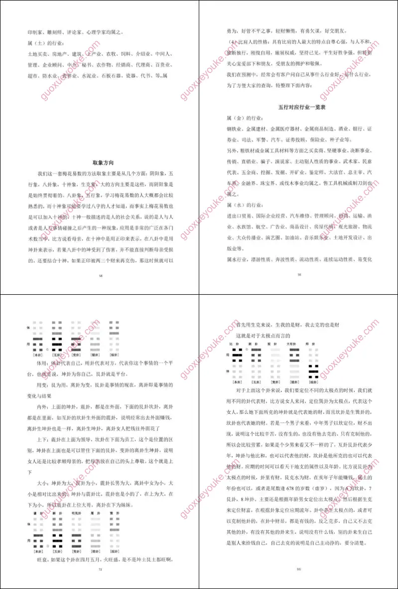 梅花易数阴阳象法
