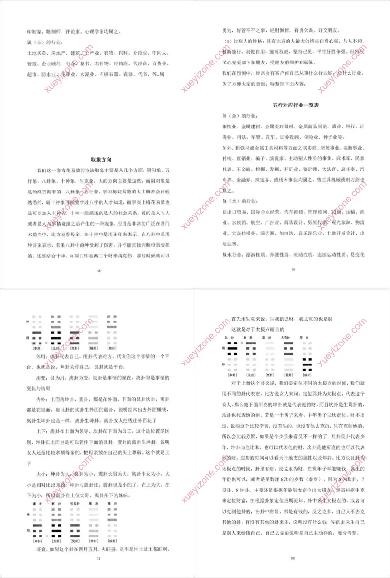 梅花易数阴阳象法