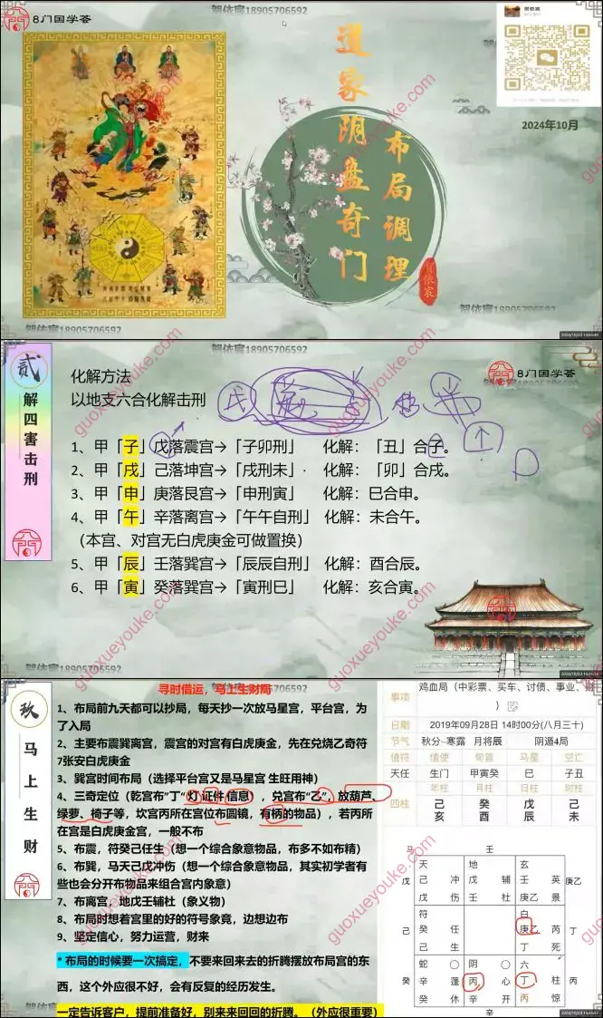 道家阴盘奇门布局调理