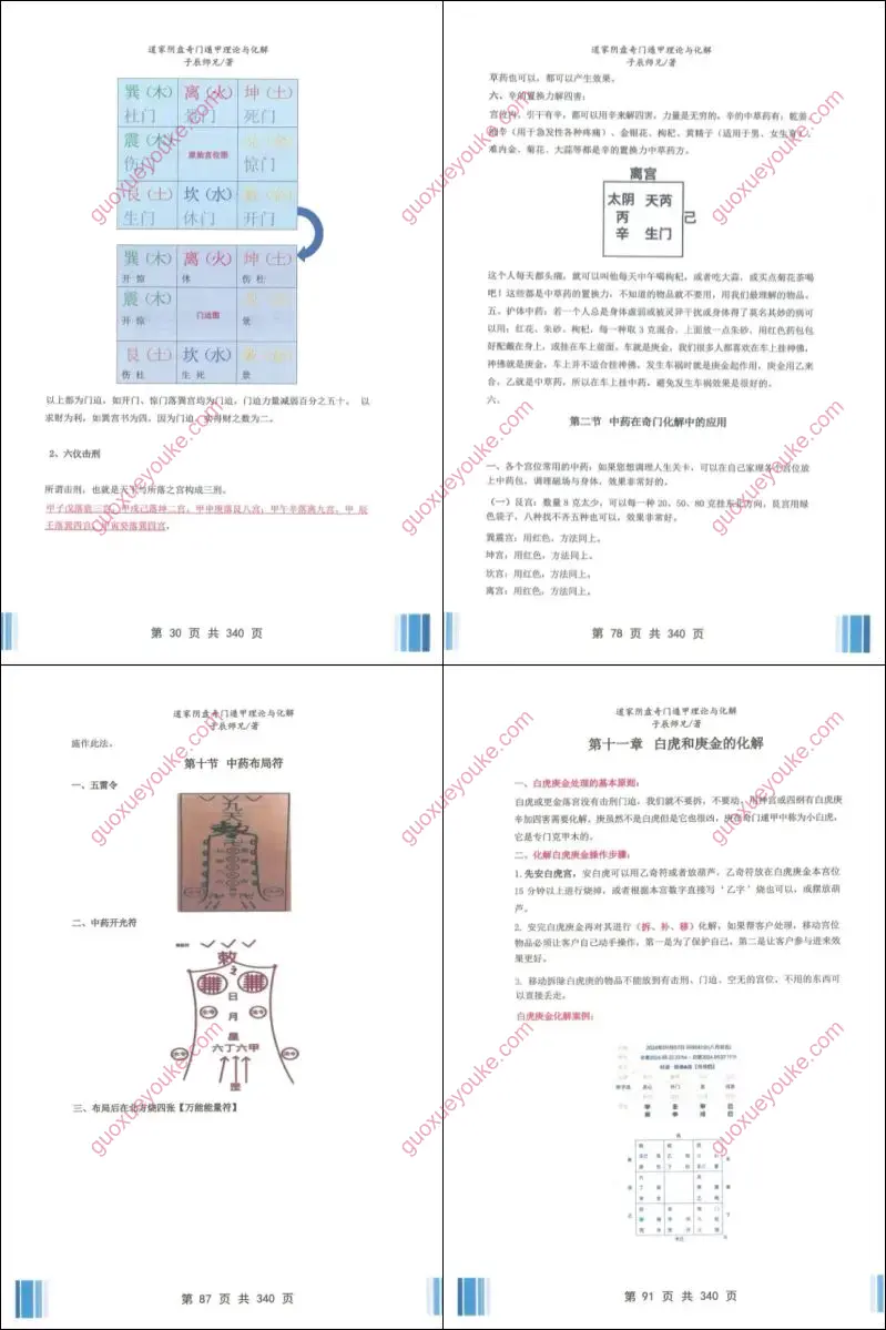 道家阴盘奇门遁甲 理论与化解应用