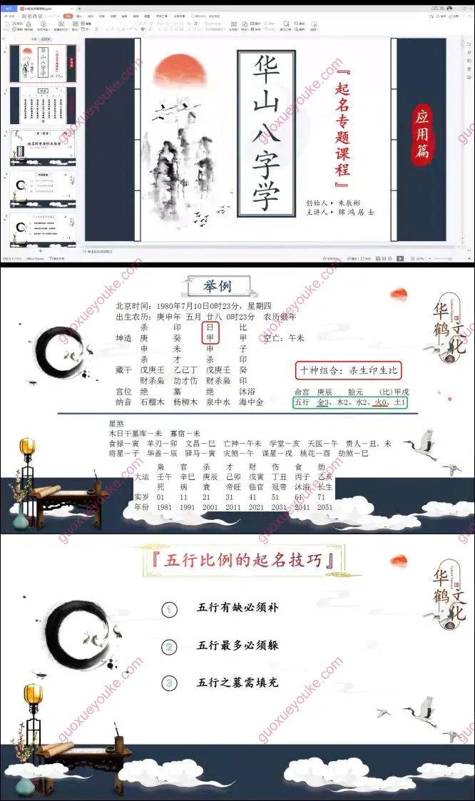 朱辰彬 华山八字学