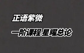 正语紫微 一阶课程 星曜总论 视频26集 百度网盘分享