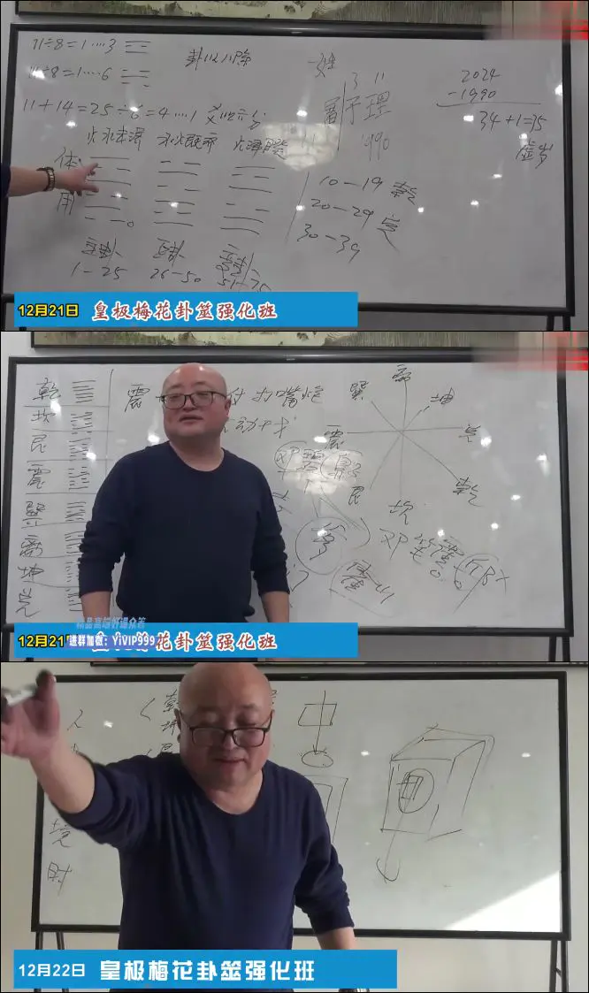 陈春林 2024年皇极梅花 卦筮强化班 视频36集