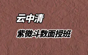 云中清紫微斗数面授班 3天视频+讲义 百度网盘分享