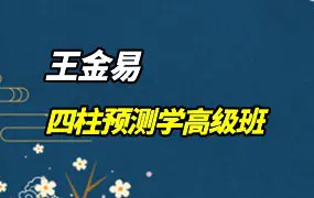 王金易 四柱预测学高级班 视频28集 百度网盘分享