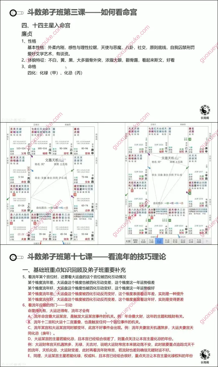 长青阁紫微斗数弟子班