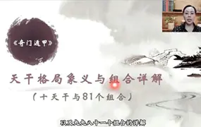 丁老师 天干格局象义及组合详解 视频110集
