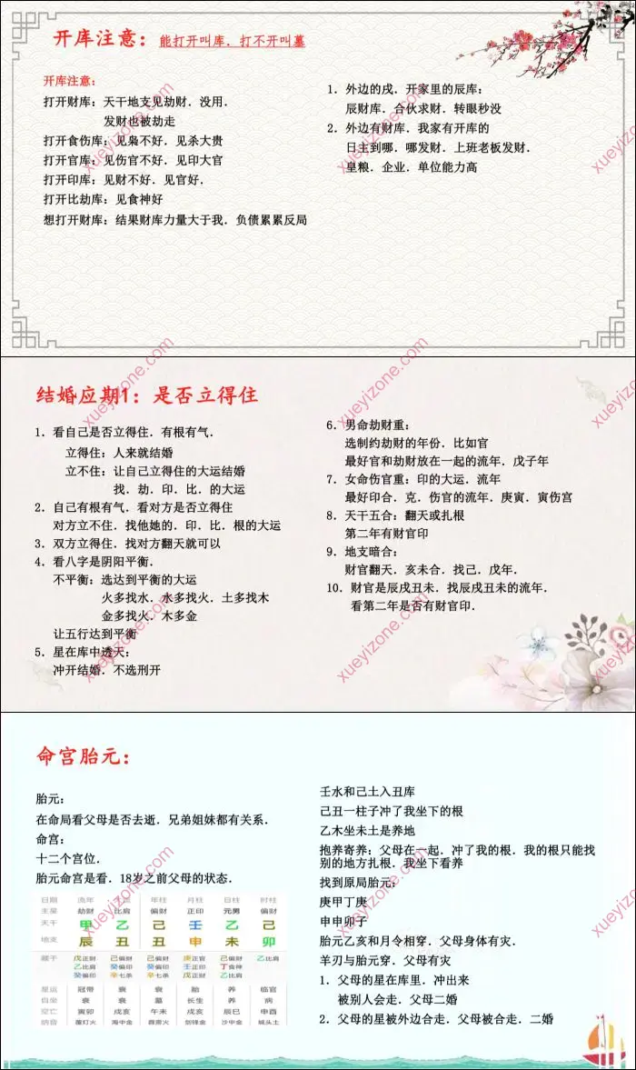 崔文举 2023年盲派八字笔记
