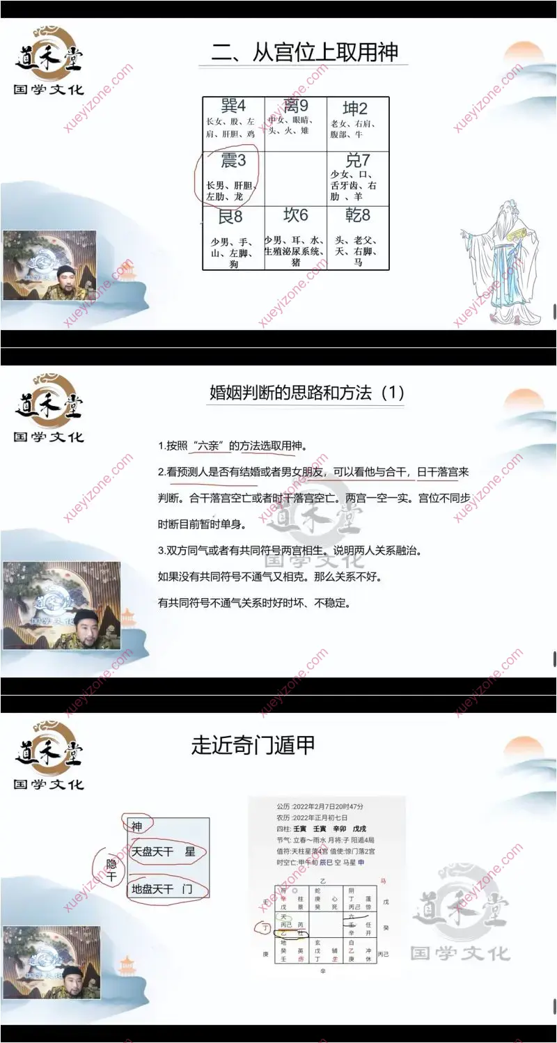 道家阴盘奇门遁甲中级班