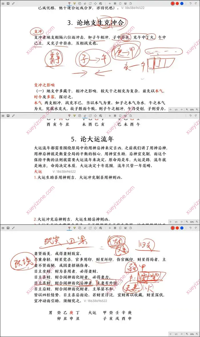 八字命理中级课程
