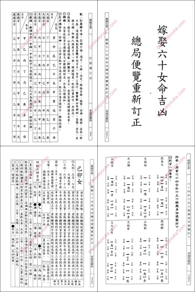 嫁娶择日集注总整理