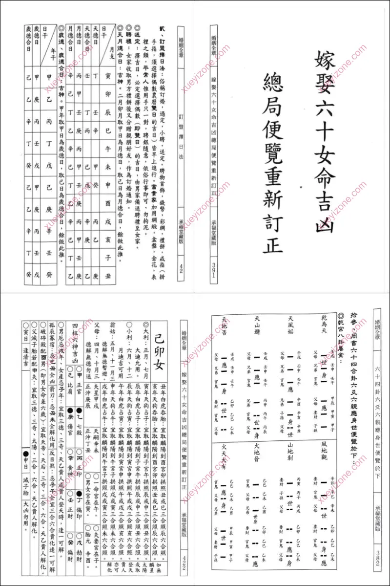 嫁娶择日集注总整理