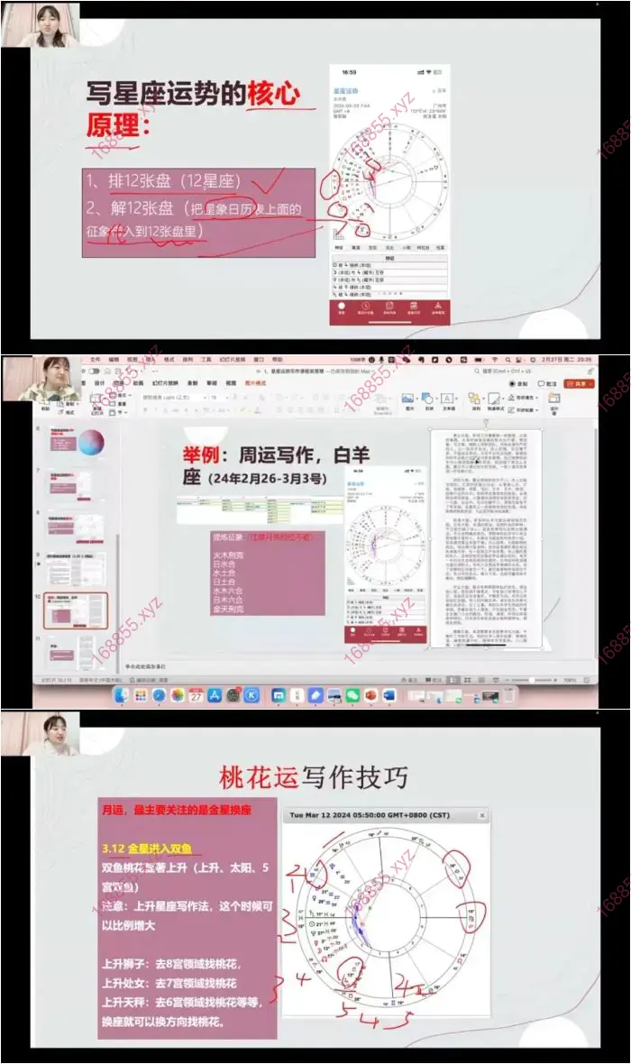 星座运势写作直播课