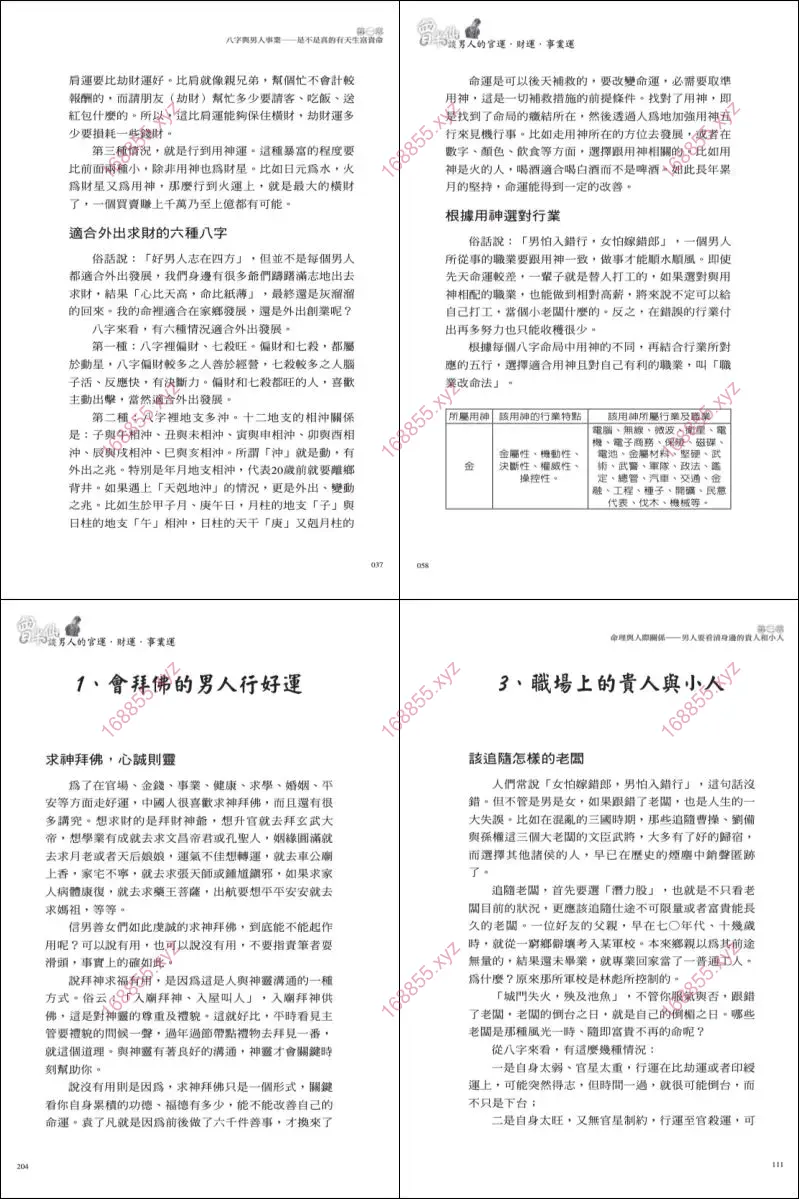 曾半仙谈男人的官运财运事业运