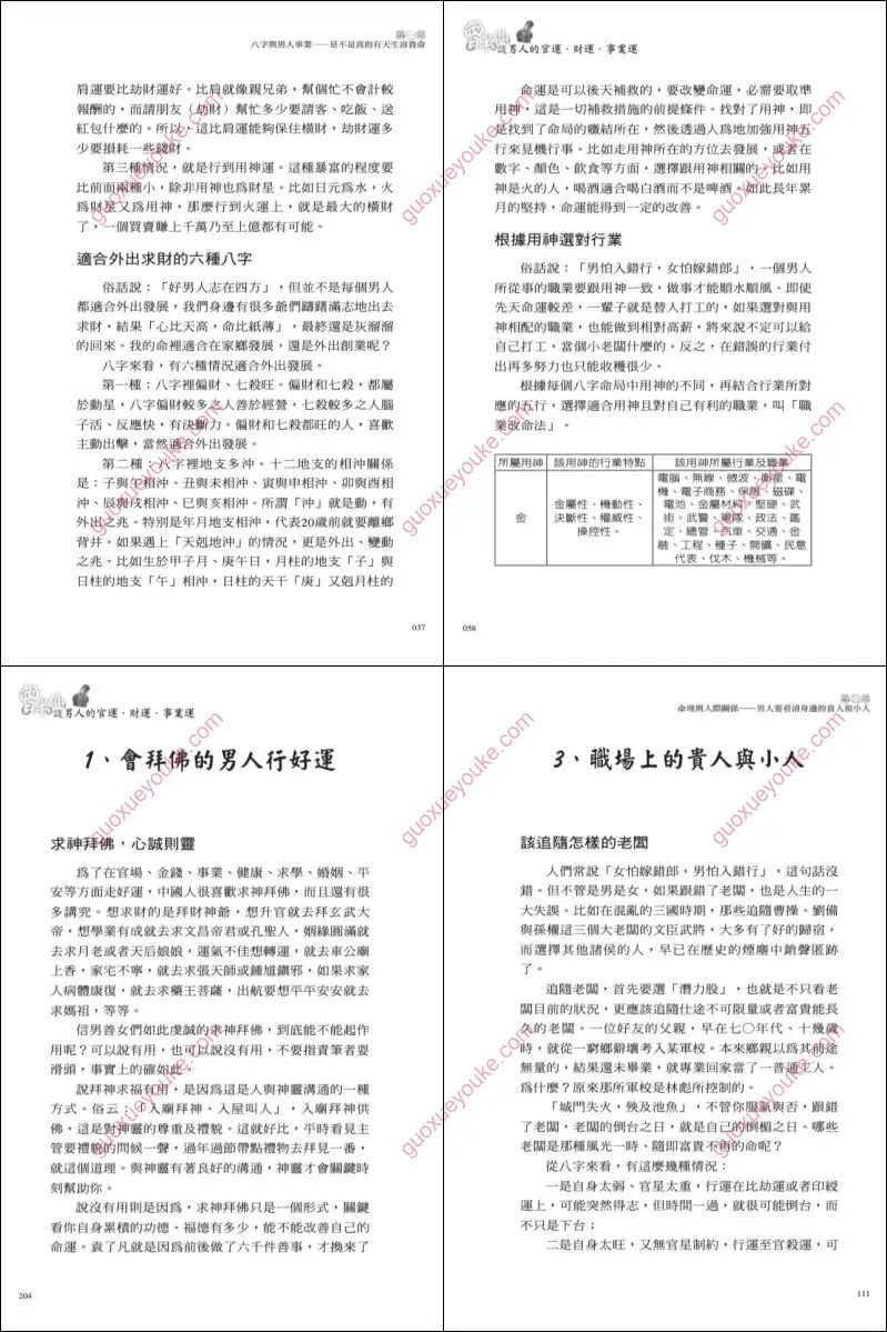 曾半仙谈男人的官运财运事业运