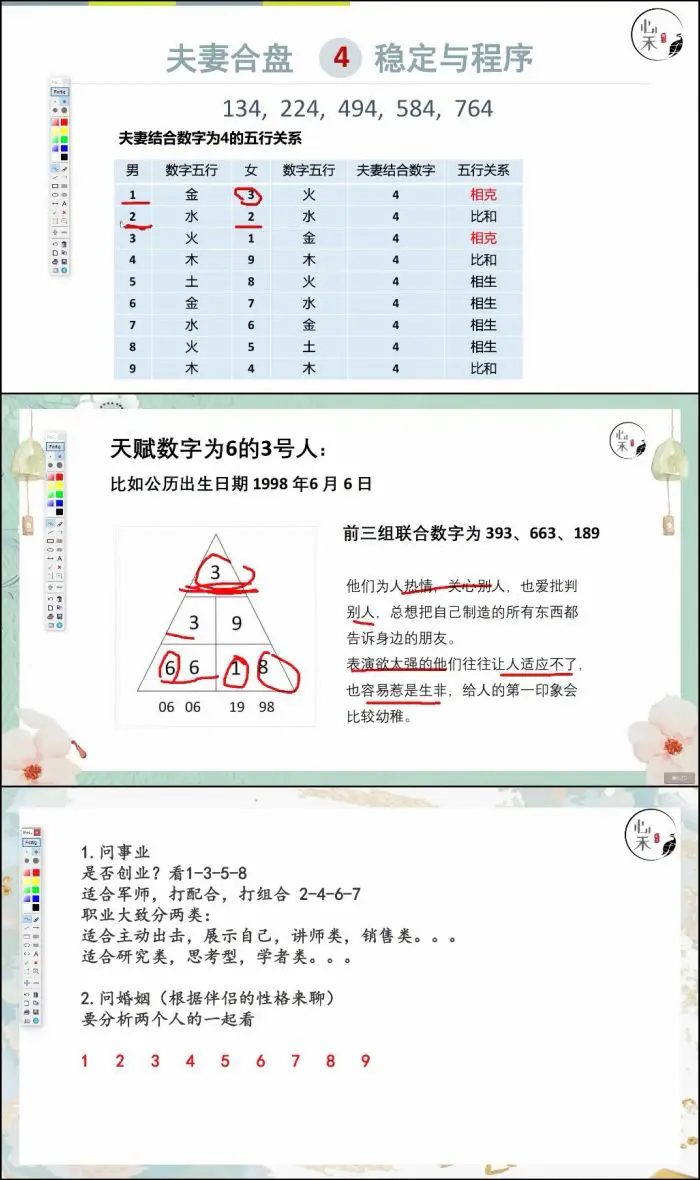 心禾明玉老师 生命数字全阶课 视频27集